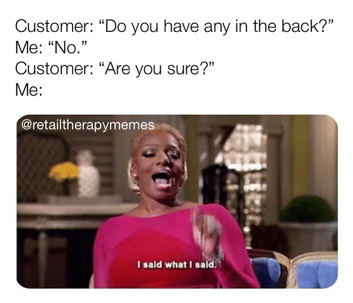 Image credit: Instagram | @retailtherapymemes