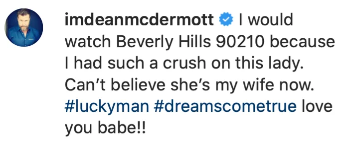 Image credit: Instagram | @iamdeanmcdermott