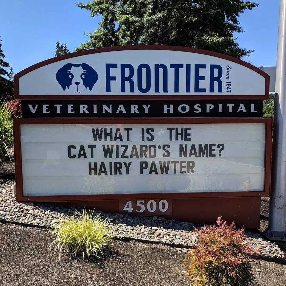Image credit: Facebook | Frontier Veterinary Hospital