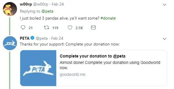 Image credit: Twitter | @peta