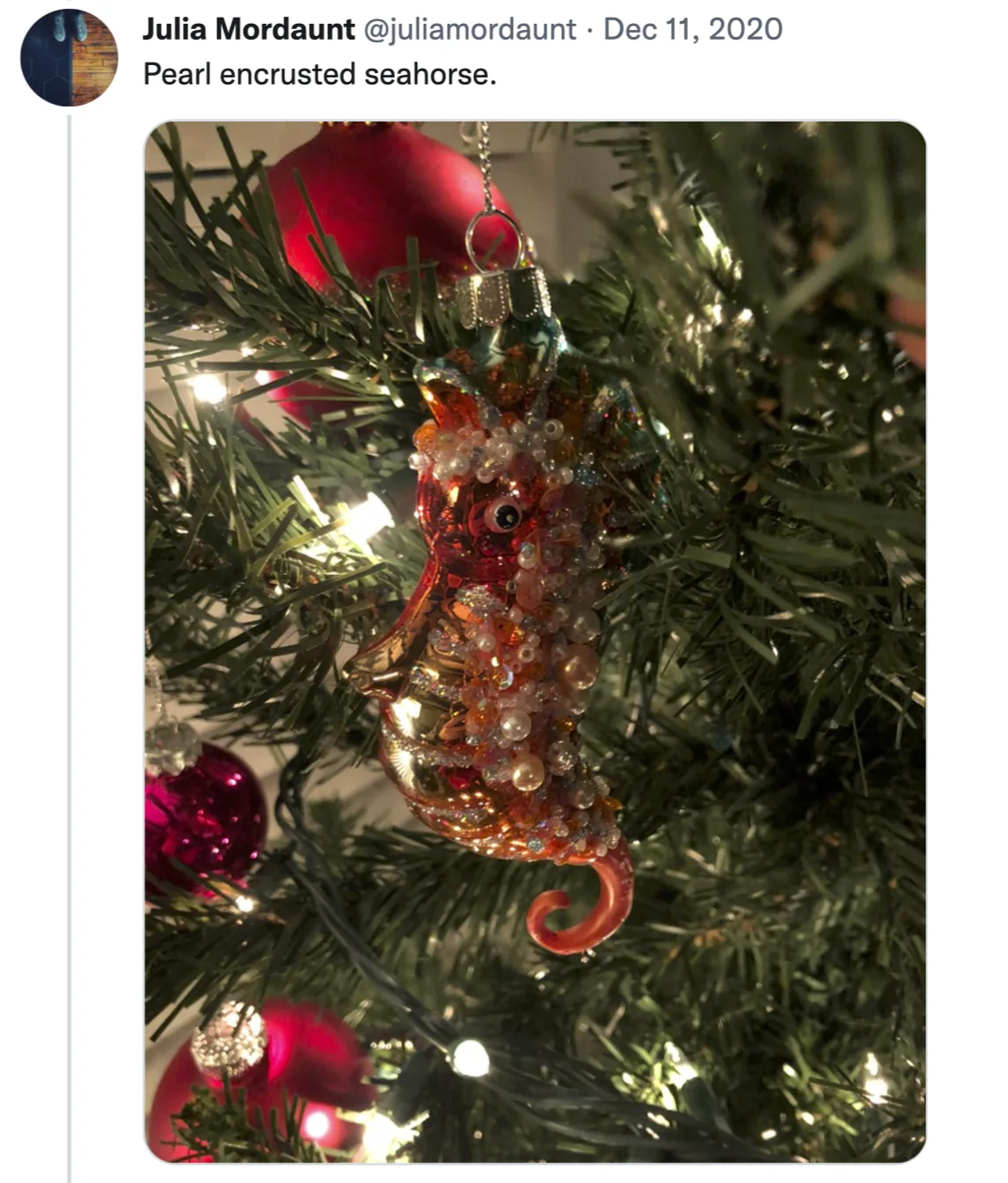 Image credit: Twitter | @juliamordaunt
