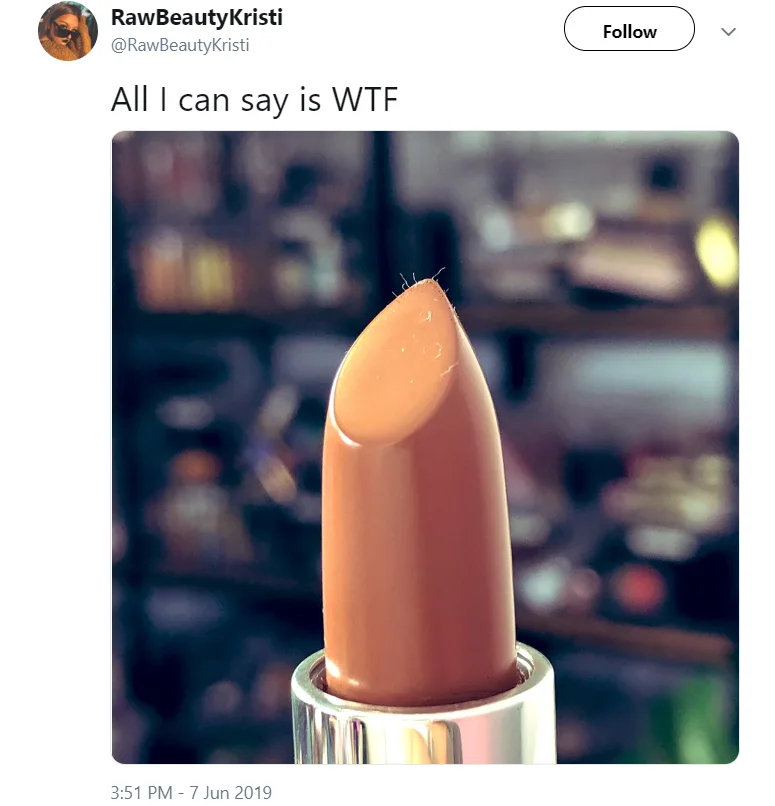 Image credit: Twitter | @RawBeautyKristi