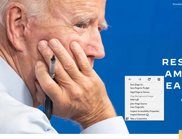 Image credit: Joe Biden