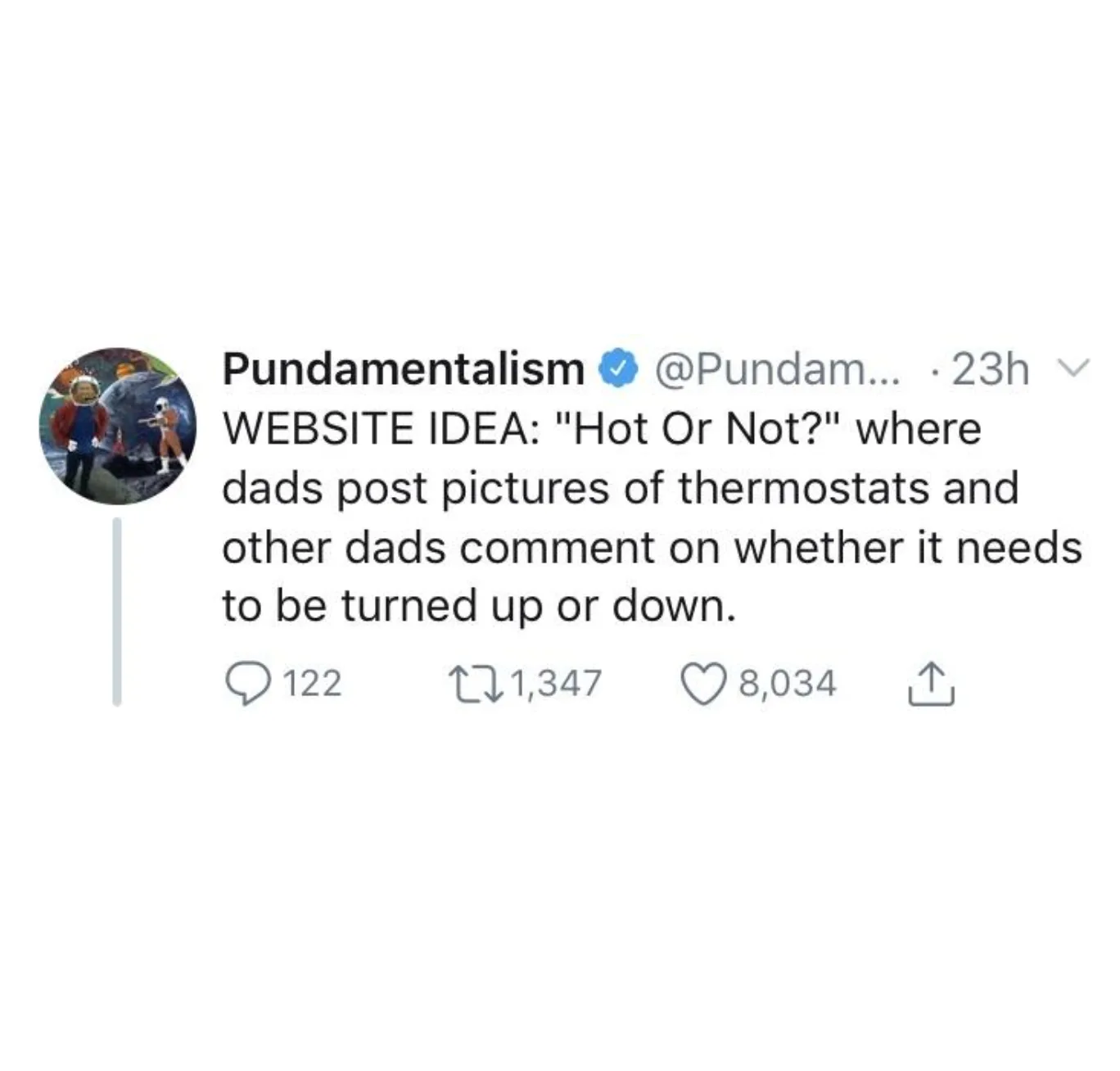 Image credit: Twitter | Pundamentalism