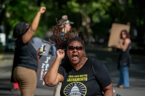 Image credit: Facebook | Black Lives Matter Sacramento