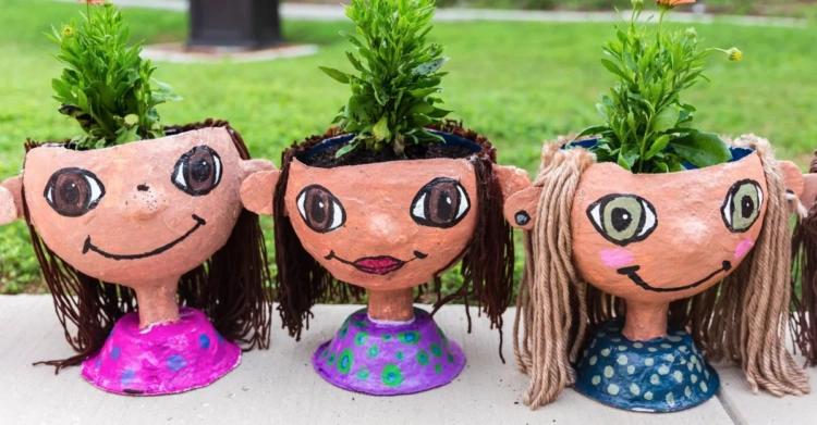 Students Make ‘Selfie Planters’ To Encourage A Growth Mindset As School Wraps Up For Summer